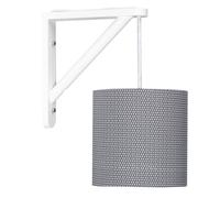 Applique Murale En Coton - Babyfan Gris TU