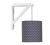 Applique Murale En Coton - Miss Fleur De Lune Bleu Marine TU
