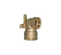Applique murale en laiton SUMO à visser pour tube PE 25mm x 20/27 - 3/4" Pronorm