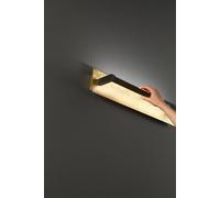 Applique murale en métal feuille d'or design moderne PERENZ 8434 FO CT