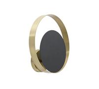 Mauro Ferretti – Applique murale Shuttle – Métal 25 cm – Noir & Or