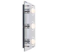 Applique murale en verre LED 12 watts lampe miroir chrome Globo 48971-3