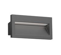 Applique murale encastrée à LED NOLA Downlight pour extérieur IP54 anthracite