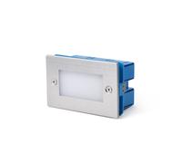 Applique murale encastrée GRON IP65 nickel mat