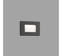 Applique murale encastrée SPARK-1 3000K IP65 gris foncé
