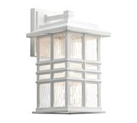 Applique murale ext. blanche E27 60W Beacon Sq. Kichler