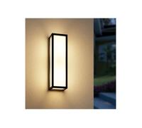 Applique Murale Exterieur E27 Lampe Murale IP65 Imperméable - Aluminium Plastique - Blanc - Câble électrique - Bougeoir