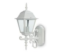 V-TAC Applique murale extérieure Lanterne 7520 – Style antique aluminium blanc E27 IP44