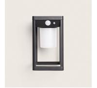 LEDKIA LIGHTING Applique Murale Extérieur Solaire LED 2.5W Aluminium avec Détecteur de Mouvement Devah Noir