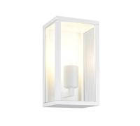 Applique murale extérieure blanche style lanterne 1xE27 60W IP44