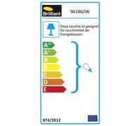 Brilliant Irvin 96186/06 Applique extérieure E27 60 W noir