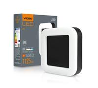 Applique murale extérieure carrée noire 15W IP65 Videx
