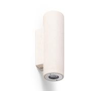 LEDKIA LIGHTING Applique murale extérieure Banjar – Ciment, éclairage double face – Beige