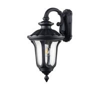 Applique murale extérieure classique noire E27 60 W Chicago Elstead
