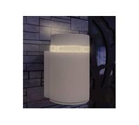 Applique Murale Extérieure Demi-Cylindrique Aluminium Gris