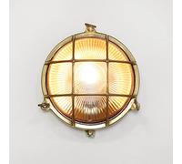 Lampe d'extérieur en laiton SERIFOS IP64 Hublot Maritim Applique murale balcon terrasse maison