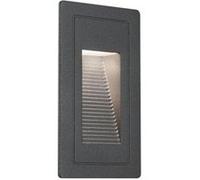 Paulmann 94382 luminaire d'extérieur LED encastré mural High IP65 Blanc chaud 105x60 mm carré incl. 1x4 watts éclairage extérieur Noir lampe d'extérieur aluminium lampe de jardin 3000 K