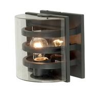 Applique murale extérieure industrielle graphite E27 60W Frida Elstead