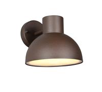 Applique murale extérieure industrielle rouille avec dôme E27 10 W
