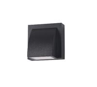Applique murale extérieure Italux Edgar noire LED 3W IP54