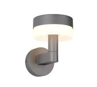 Applique murale extérieure LED 8W anthracite ronde ? éclairage vers le haut