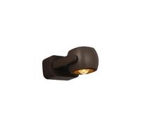 Applique murale extérieure LED 8W ronde orientable café IP54