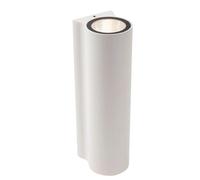 Applique murale extérieure LED blanc tube haut et bas 2x6W IP54 AKRA