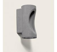 Applique Murale Extérieure Led Dimmable 12w Ciment Brinvo Gris Pierre