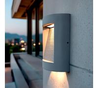 Applique Murale Extérieure LED Dimmable 16W Ciment Zalix