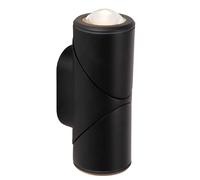 Applique murale extérieure LED noire minimaliste réglable up & down ERIN
