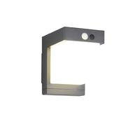 Applique murale extérieure LED solaire hybride noire 5,5 W Colombo RL