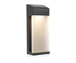 Applique murale extérieure LED solaire Smartwares OSL-50009 - Blanc chaud - 10 lm - Boîtier en aluminium