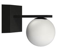 Applique Murale Extérieure Led Sphérique 9W Ip54, Angle De Faisceau 360°, 2700K Noir Mat, Irc > 90, Design Sphérique Moderne - Beneito & Faure