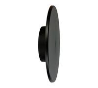 Applique ext. noire ronde ?22 LED 15W IP65 DISK Milagro