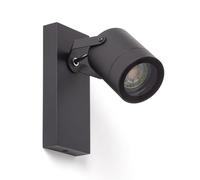 Applique Murale Extérieure Orientable Aluminium 1 Spot Midway Noir