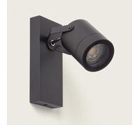 Ledkia Applique Murale Extérieure Orientable Aluminium 1 Spot Midway Noir