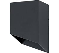 Applique murale extérieure OSRAM, gris foncé, 5 W, 320 lm, 3000 K, indice de protection IP54, angle d'éclairage de 75°, durée de vie de 50 000 heures