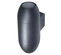 Applique murale extérieure OSRAM Up/Down GU10, boîtier ovale en aluminium gris f