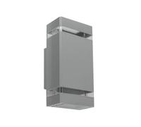 Applique murale extérieure PANAM Gris IP44 2xGU10 EDO - Aluminium - 0.99 kg