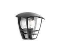 Philips - Applique murale extérieure Creek - Noir - IP44 - E27