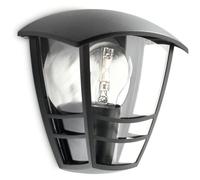 Philips - Applique murale extérieure Creek - Noir - IP44 - E27