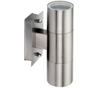 Applique murale extérieure - PROLIGHT - En inox - IP44 - LED - 2x3.5W - 300 lumens - 3000K - Blanc chaud