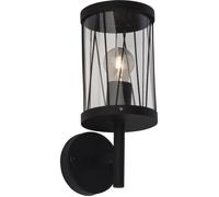 Applique murale extérieure REED - BRILLIANT - 31,2x17x13,3 cm - Noir dépoli - 60 W - IP44