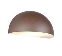 Applique murale extérieure rouille demi-cylindrique E27 10W MAAS Trio