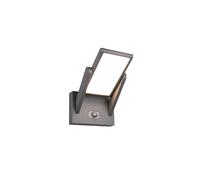 Trio Leuchten Applique murale d’extérieur LED MALAWI 253769142, aluminium moulé sous pression anthracite, LED 5 watts, fonctionnement hybride solaire/secteur