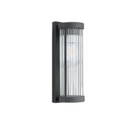 Applique Murale Extérieure Solaire Led Moderne, Étanche Ip54, Lanterne Extérieure Contemporaine En Verre Et Acier Inoxydable, Éclairage Chaleureux Pour Porche, Terrasse, Jardin, Entrée, Balcon Ou Vill