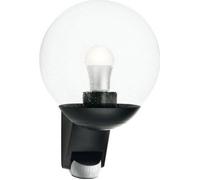 Steinel Applique murale extérieure L 585 S – 1x60W E27, détecteur de mouvement, IP44 – Noir