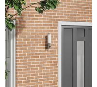 Applique Murale Extérieure Vidaxl Avec Capteur En Acier Inoxydable Argent Ip44