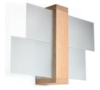 Applique Murale FENIKS E27 LED Lampe Murale Moderne Design pour Chambre Salon Escalier Couloir - Bois