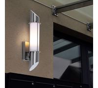 Harms Hauswandleuchte Wandleuchte Extérieure Façade E27 IP44 Acier Inoxydable